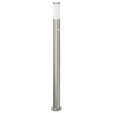 Vidaxl bolderverlichting met sensor 110 cm roestvrij staal ip44