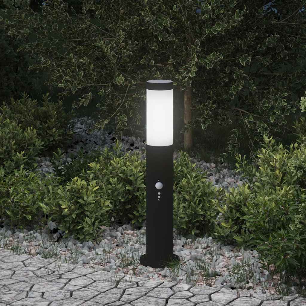 Vidaxl bolderverlichting met sensor 50 cm rvs ip44