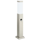 Baliza de iluminación Vidaxx con sensor 50 cm acero inoxidable IP44