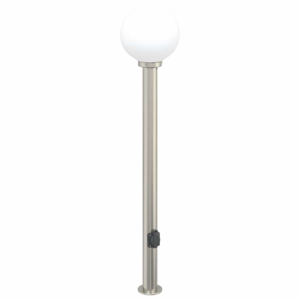 Baliza luminosa Vidaxx con casquillo 120 cm acero inoxidable IP44