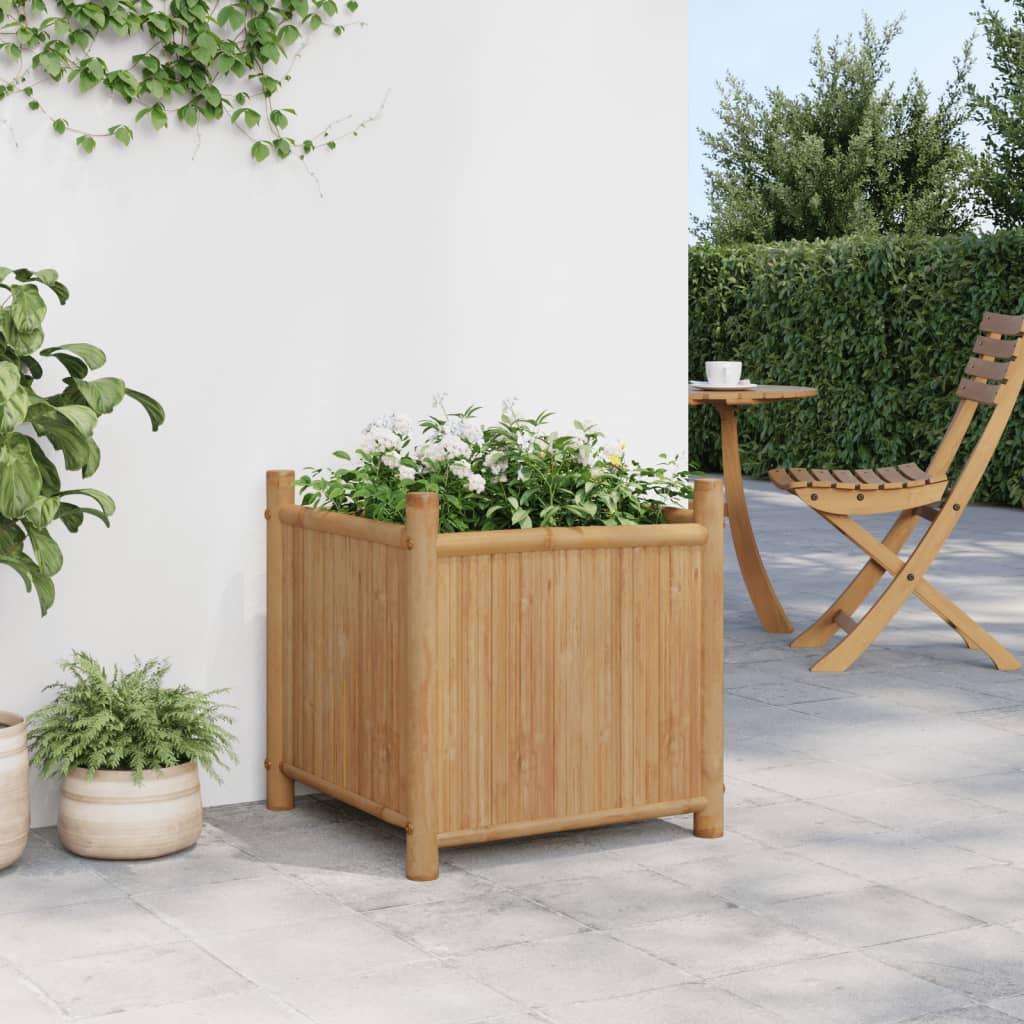 Vidaxl Planning Box 50x50x50 cm bambus