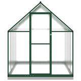 Vidaxl Tuinkas med grundlæggende ramme 224x169x202 cm aluminiumsgrøn