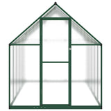 Vidaxl Tuinkas med grundlæggende ramme 334x169x195 cm aluminiumsgrøn