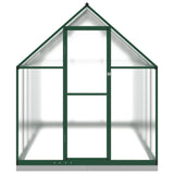 Vidaxl Tuinkas med grundlæggende ramme 334x169x202 cm aluminiumsgrøn