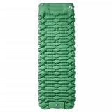 Colchón de campamento de Vidaxl con almohada de vegetación de 1 persona auto-uper