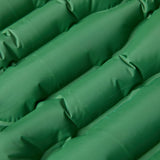 Colchón de campamento de Vidaxl con almohada de vegetación de 1 persona auto-uper