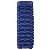 Vidaxl Camping Matratz mat Këssen Selbstbehalt Single Navy Blo