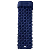 Colchón de campamento de Vidaxl con un inflable Blue Blue marina de 1 persona inflable