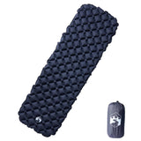 Vidaxl Camping Madras oppustelig 190x58x6 cm 1-person grå