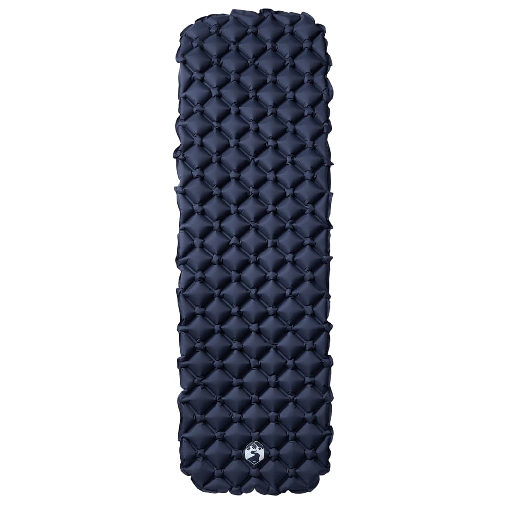 Vidaxl Camping Madras oppustelig 190x58x6 cm 1-person grå