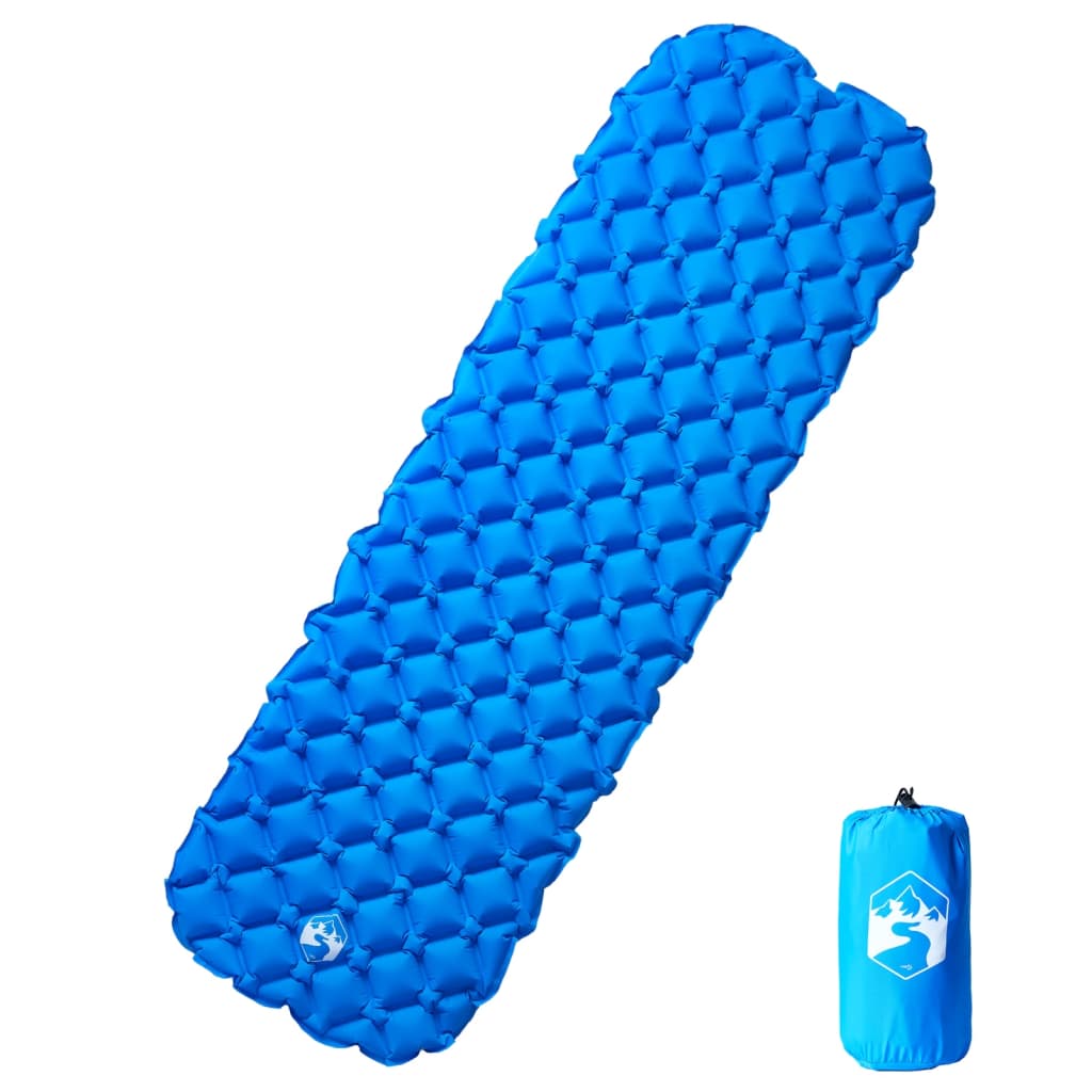 Vidaxl Campingmatratze aufblasbare 190x58x6 cm 1-Person Blau