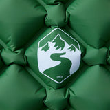 Vidaxl kampeermatras opblaasbaar 190x58x6 cm 1- persoons groen