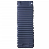 Colchón de campamento de Vidaxl con almohada que tiene un solo gris.