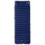 Vidaxl Camping Matratz mat Këssen Selbstbehalt Single Navy Blo