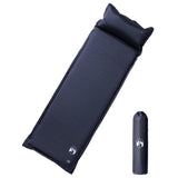VidaXL Camping mattress with pillow self-blowing single gray