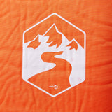 Vidaxl Camping Matratz mat Këssen Selbstbehälter Single Orange