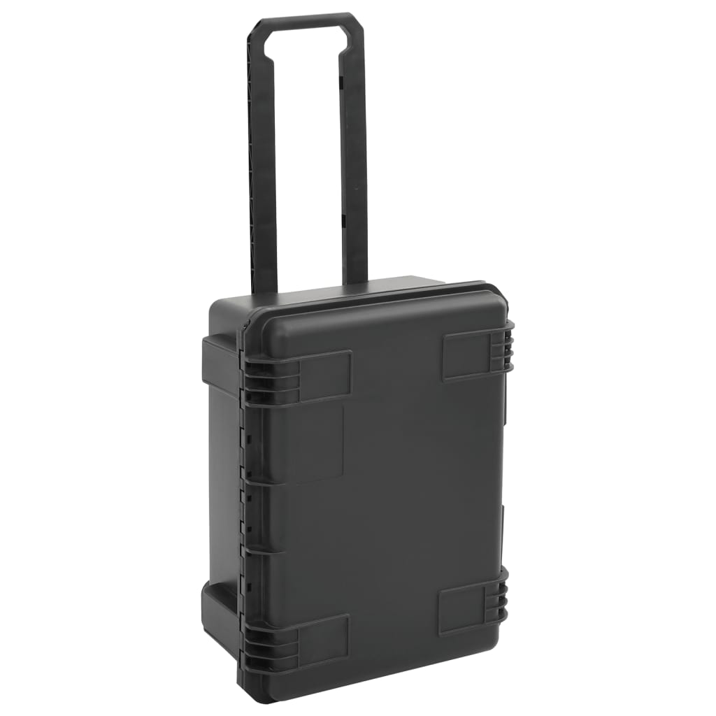 Vidaxl Flightcase Portable 54x41.5x29 cm pp Black