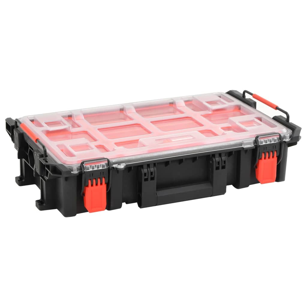 Vidaxl Flightcase Portable 55.5x34.5x13.5 cm pp Black