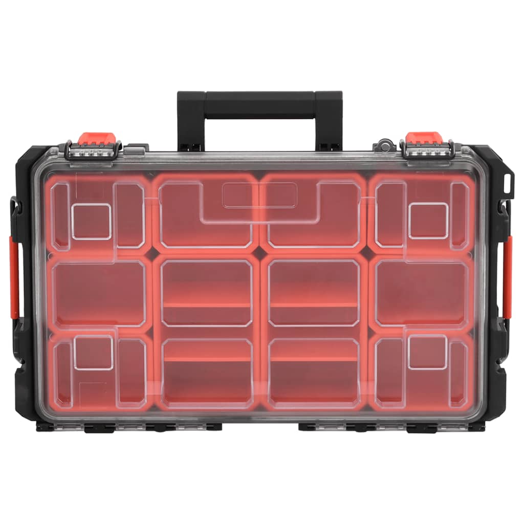 Vidaxl Flightcase Portable 55.5x34.5x13.5 cm pp Black