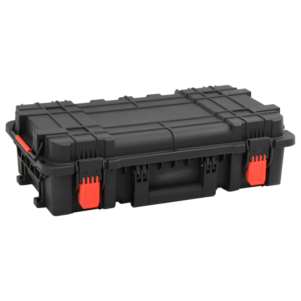 Vidaxl Flightcase Portable 56.5x34x16 cm pp Black