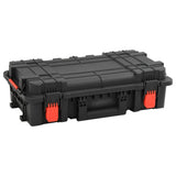 Vidaxl Flightcase Portable 56.5x34x16 cm pp Black