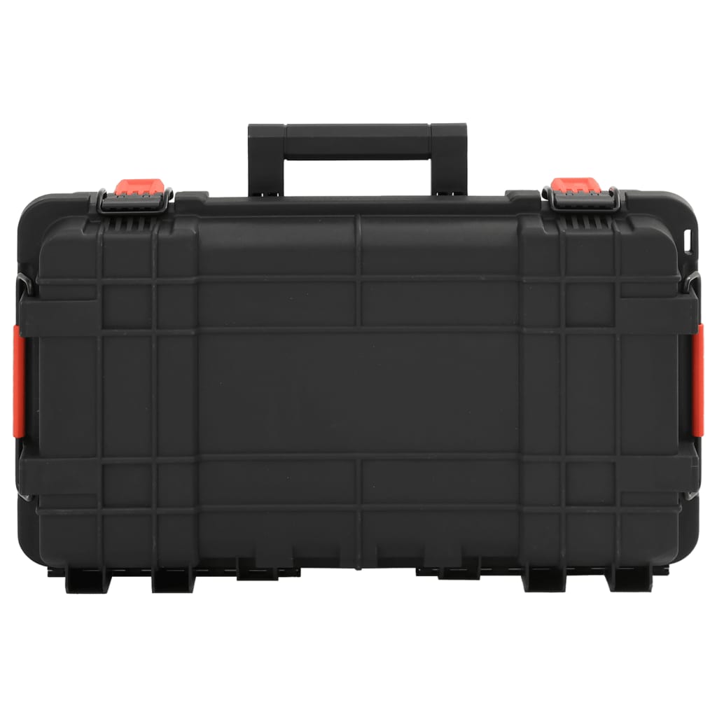 Vidaxl Flightcase Portable 56.5x34x16 cm pp Black