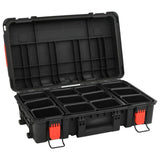 Vidaxl Flightcase Portable 56.5x34x16 cm pp Black