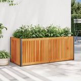 Škatla za načrtovanje Vidaxl 110x45x44 cm Trdni les in jeklo Acacia