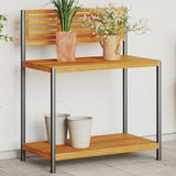 Vrtna miza Vidaxl 90x50x110 cm Trden akacia les in jeklo
