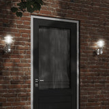Vidaxl Outdoor Wall Lamp mat Sensor Edelstol Sëlwerfaarf faarweg