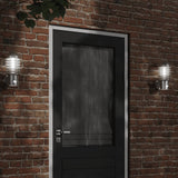 Vidaxl Outdoor Wall Lamp mat Sensor Edelstol Sëlwerfaarf faarweg