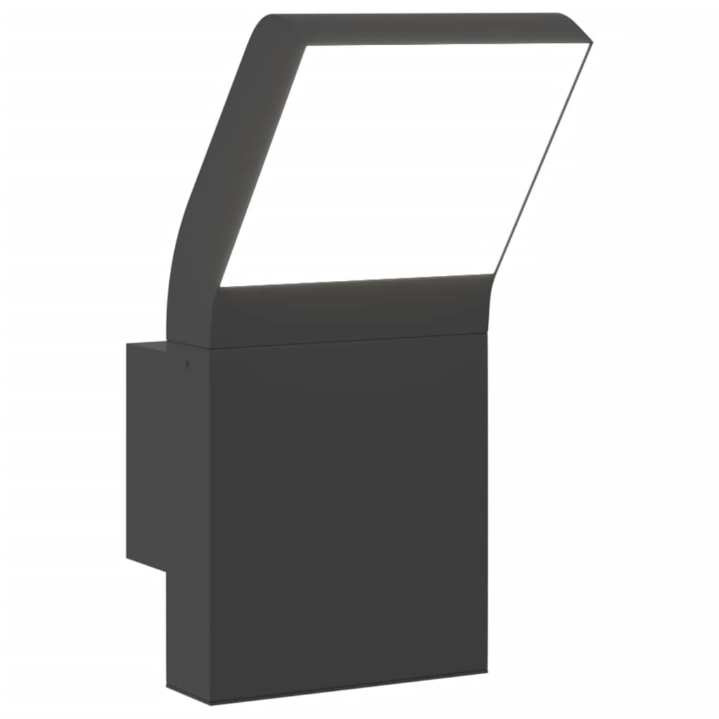 Vidaxl Outdoor wall lamp LED cast aluminum black