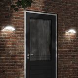 Vidaxl Outdoor Mauer Luede 2 St LED LED Oluminium Wäiss