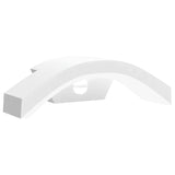 Vidaxl Outdoor Wall Lamp LED med sensorer støbt aluminium hvid