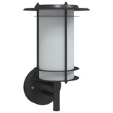 Vidaxl lampe murale extérieure en acier inoxydable noir
