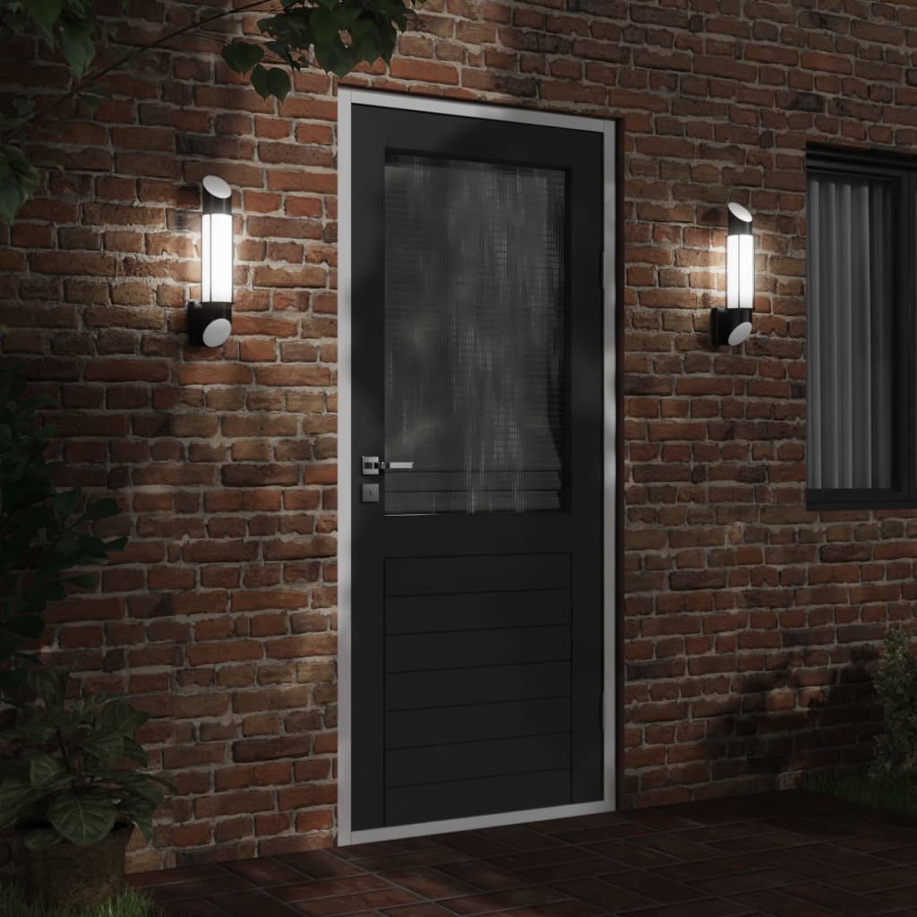 Vidaxl Outdoor wall lamp Stainless steel black