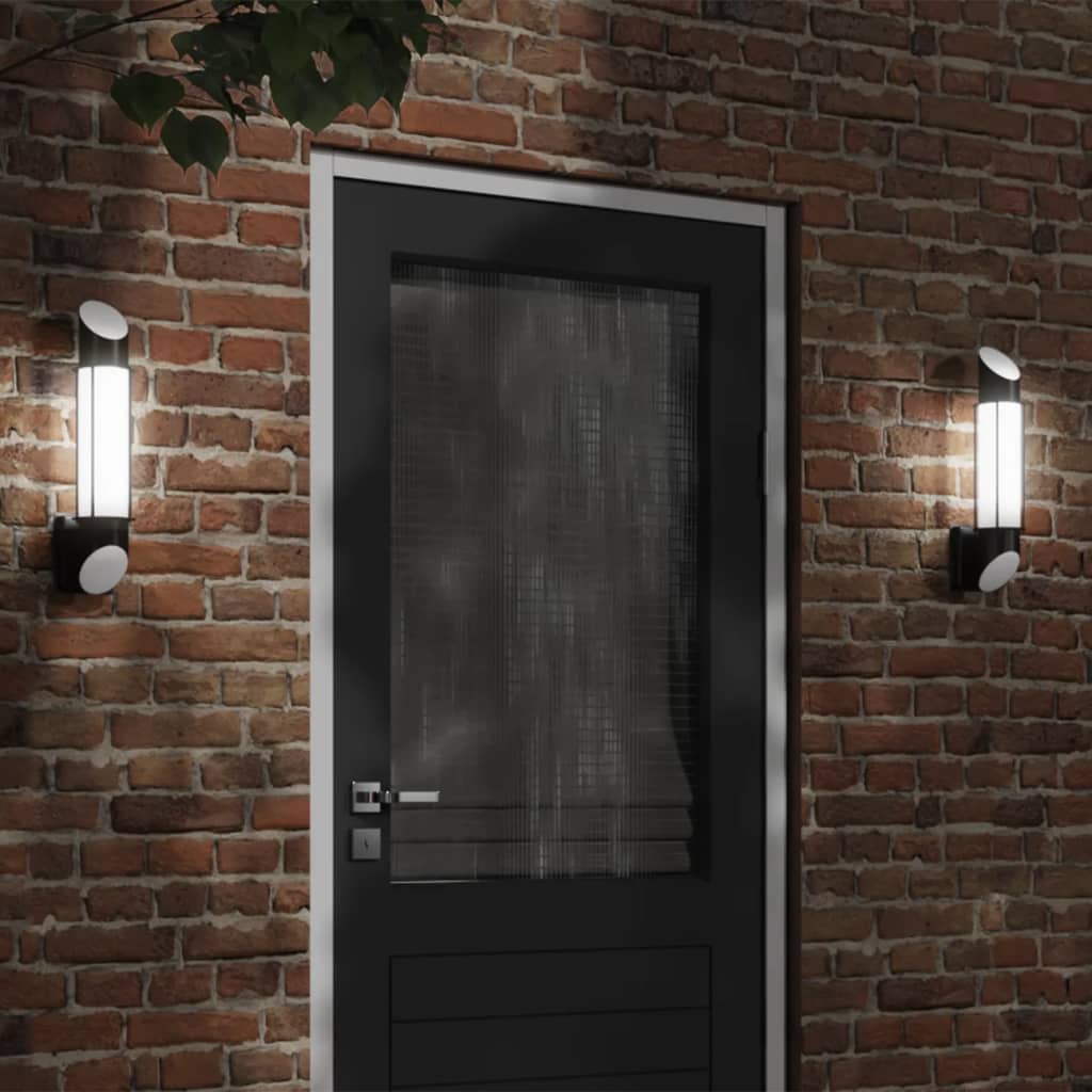 Vidaxl Outdoor wall lamp Stainless steel black