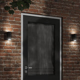 Vidaxl Lámparas de pared al aire libre 2 ALUMINUM ALUMINUM