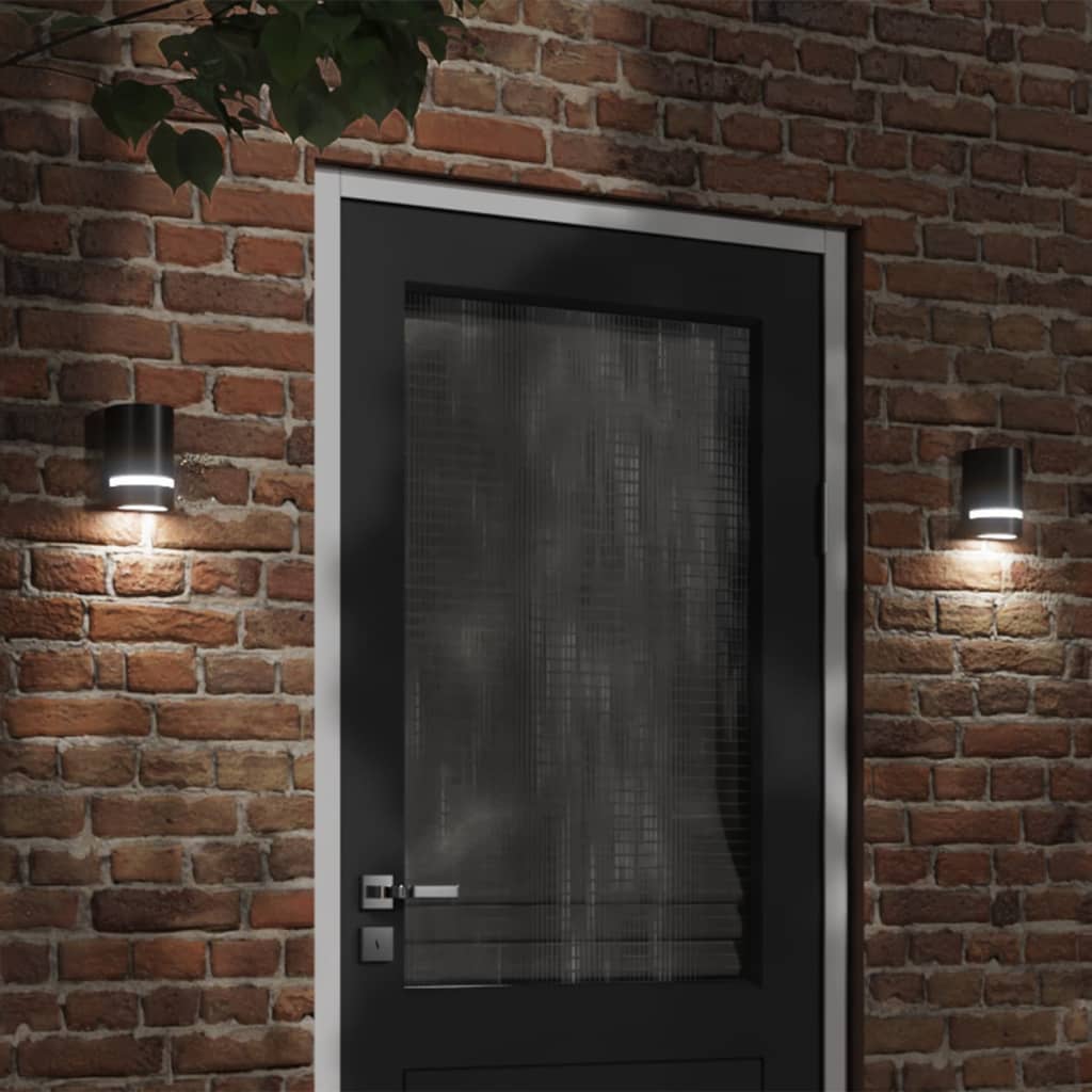 Vidaxl venkovní nástěnná lampa obsazení hliníku