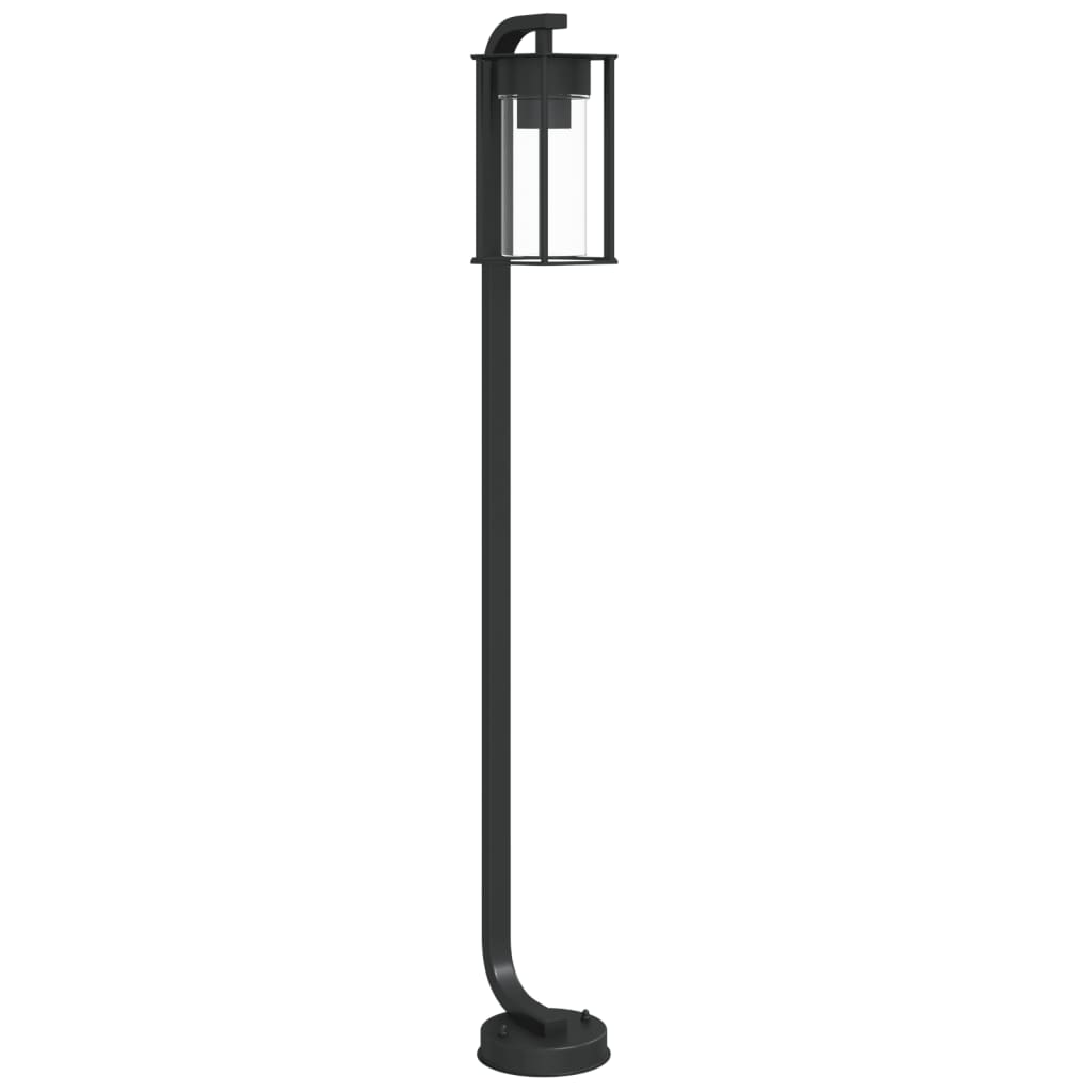 Vidaxl floor lamp for outside 100 cm stainless steel black