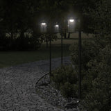 Vidaxl floor lamp for outside 100 cm stainless steel black