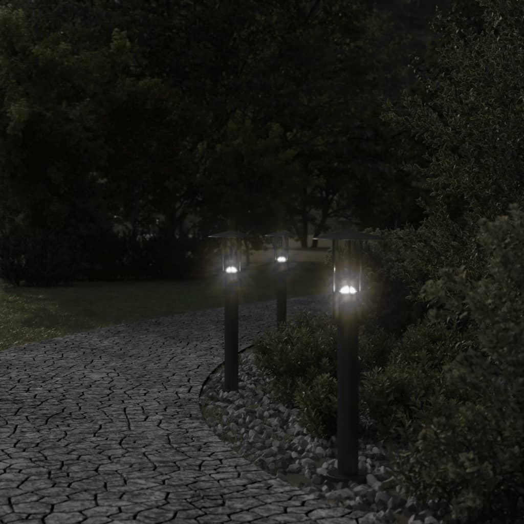 Vidaxl floor lamp for outside 60 cm stainless steel black