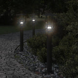 Vidaxl floor lamp for outside 60 cm stainless steel black