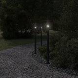 Vidaxl Buedemlamp fir ausserhalb 100 cm Edelstol Black