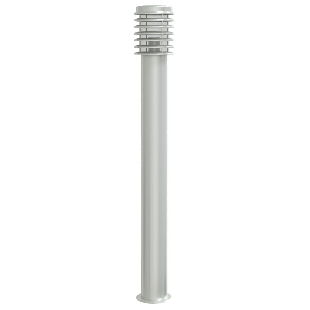 Vidaxl gulvlampe for utenfor 110 cm rustfritt stål sølvfarget