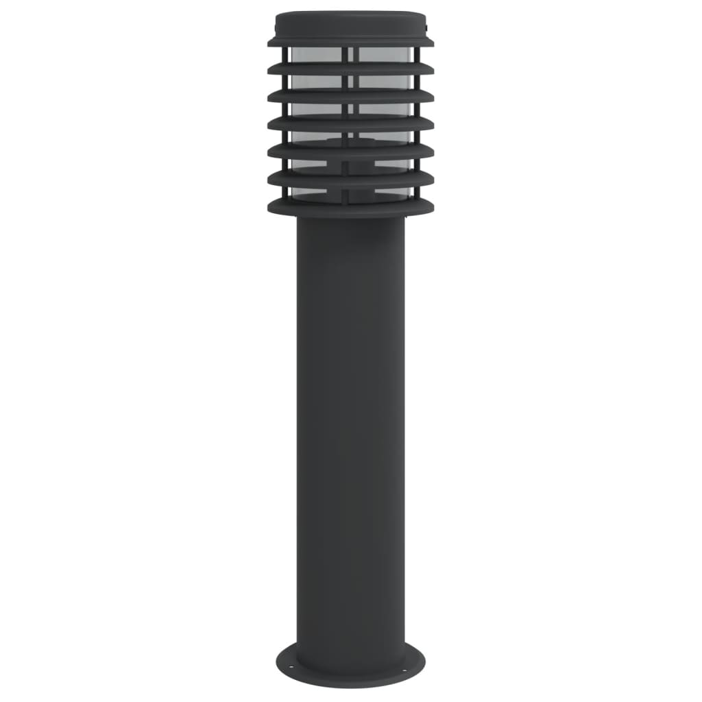 Vidaxl floor lamp for outside 60 cm stainless steel black