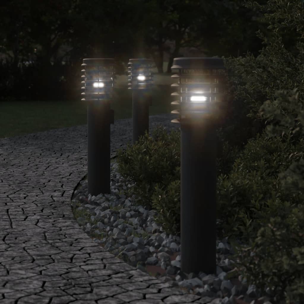 Vidaxl floor lamp for outside 60 cm stainless steel black