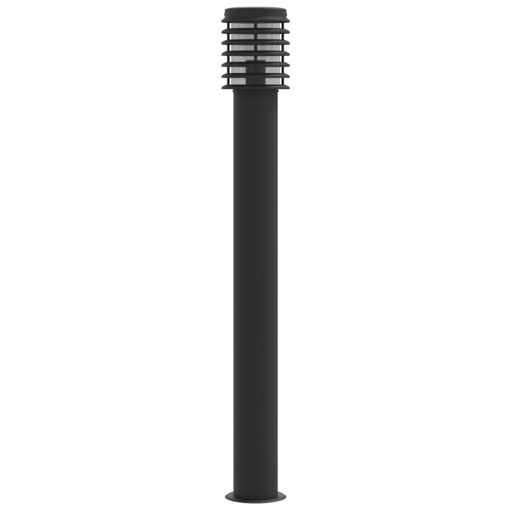 Vidaxl floor lamp for outside 110 cm stainless steel black