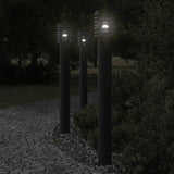 Vidaxl floor lamp for outside 110 cm stainless steel black