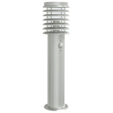 Vidaxl floor lamp for outside with sensor 60 cm stainless steel silver